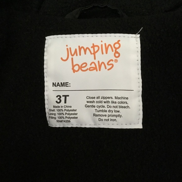 New Toddler Boy Black Puffer Jacket - Picture 4 of 6